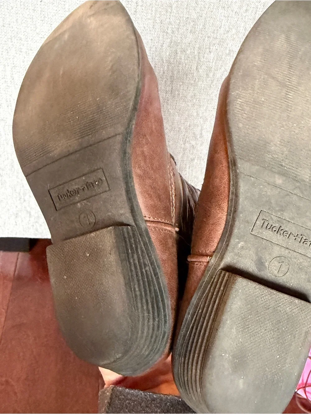 Tucker + Tate Brown Embroidered Kids Western Boots